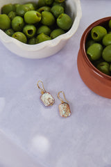18k Gold Plated Deep Sea Earrings Gold