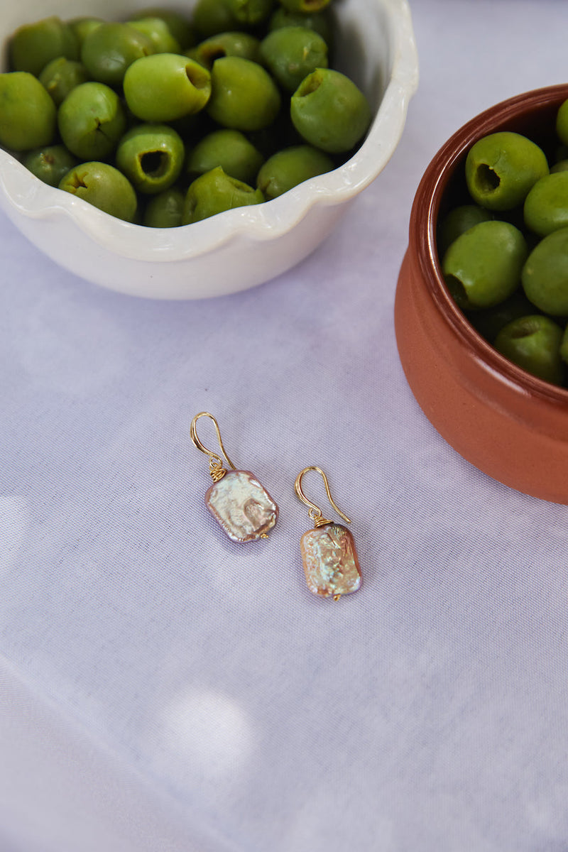 18k Gold Plated Deep Sea Earrings Gold