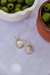 18k Gold Plated Deep Sea Earrings Gold