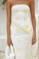 Sunbeam Desire Strapless Top Yellow