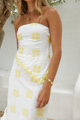 Sunbeam Desire Strapless Top Yellow