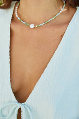 Water Splash Necklace Green