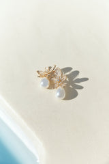 18k Gold Plated Sunlit Siren Earrings Gold