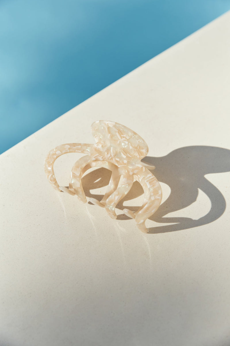 Mermaid Watch Claw Clip Nude