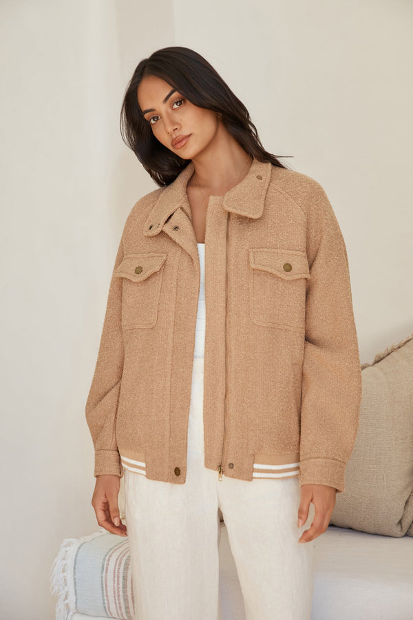 Winter Whimsy Jacket Caramel