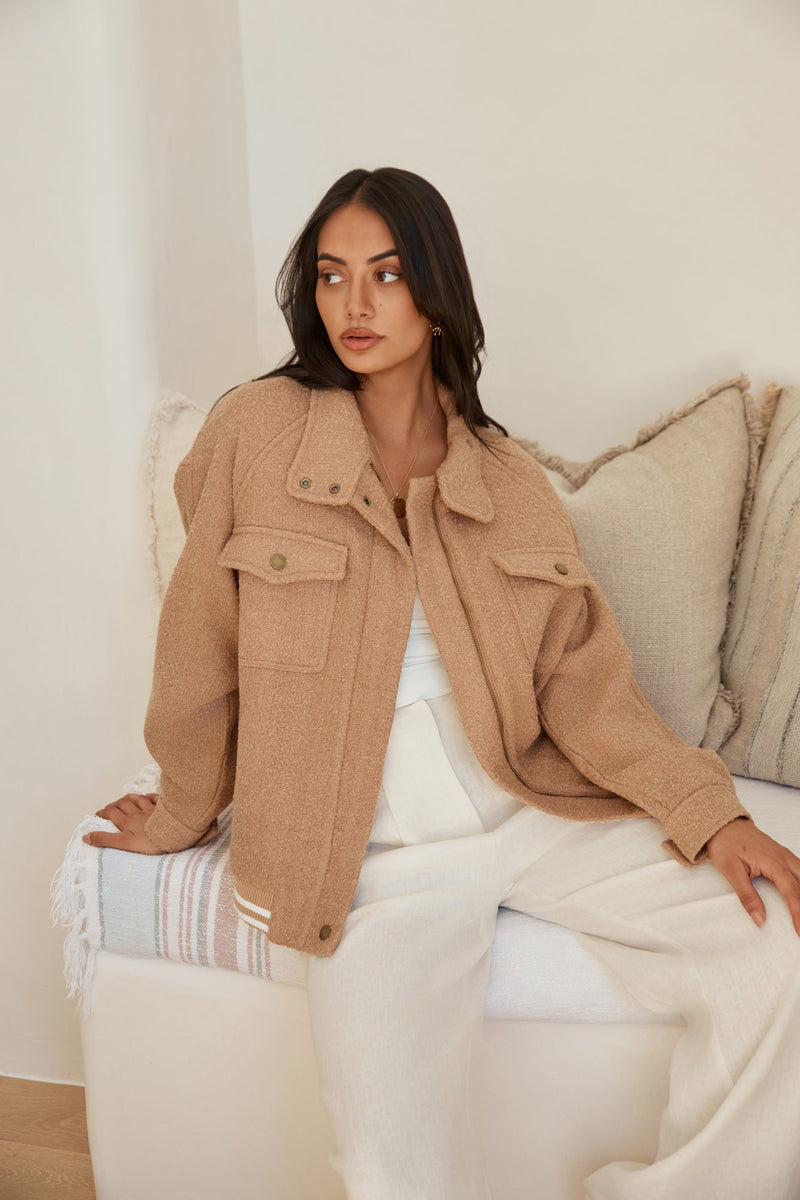 Winter Whimsy Jacket Caramel