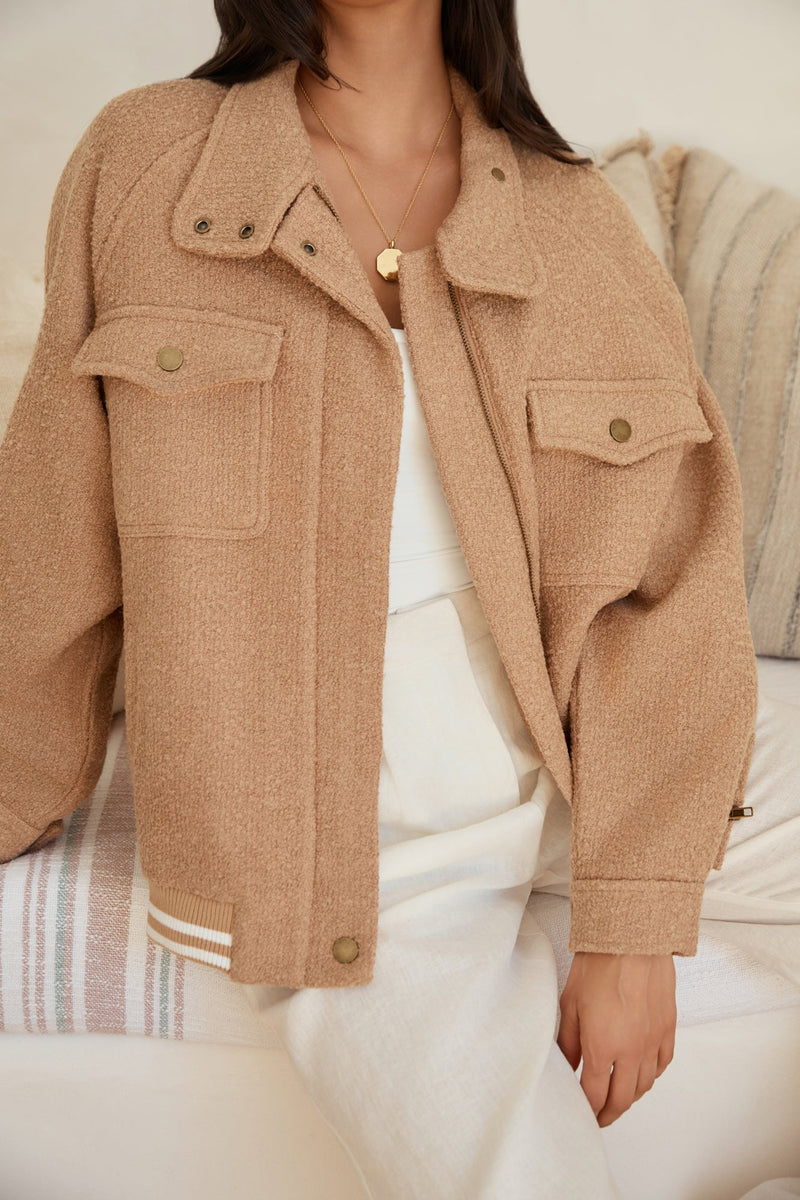 Winter Whimsy Jacket Caramel