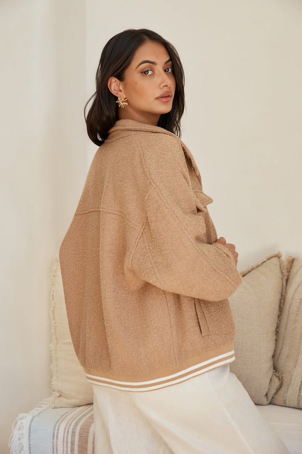 Winter Whimsy Jacket Caramel