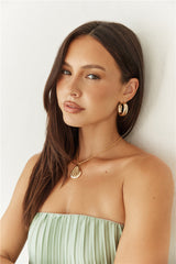18k Gold Plated Seashore Necklace Gold
