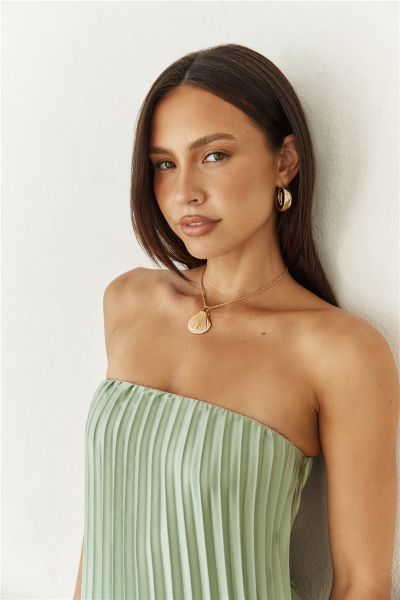 18k Gold Plated Seashore Necklace Gold
