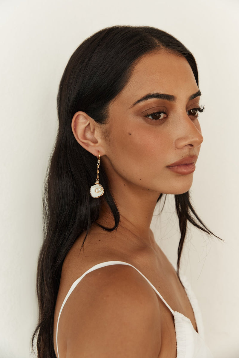 18k Gold Plated Hidden Meaning Earrings Gold