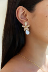18k Gold Plated Sunlit Siren Earrings Gold