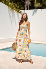 SEVEN WONDERS Agata Midi Dress Agata Print