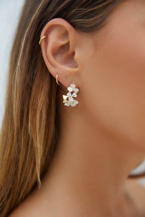 18k Gold Plated Sandy Escape Earrings Gold