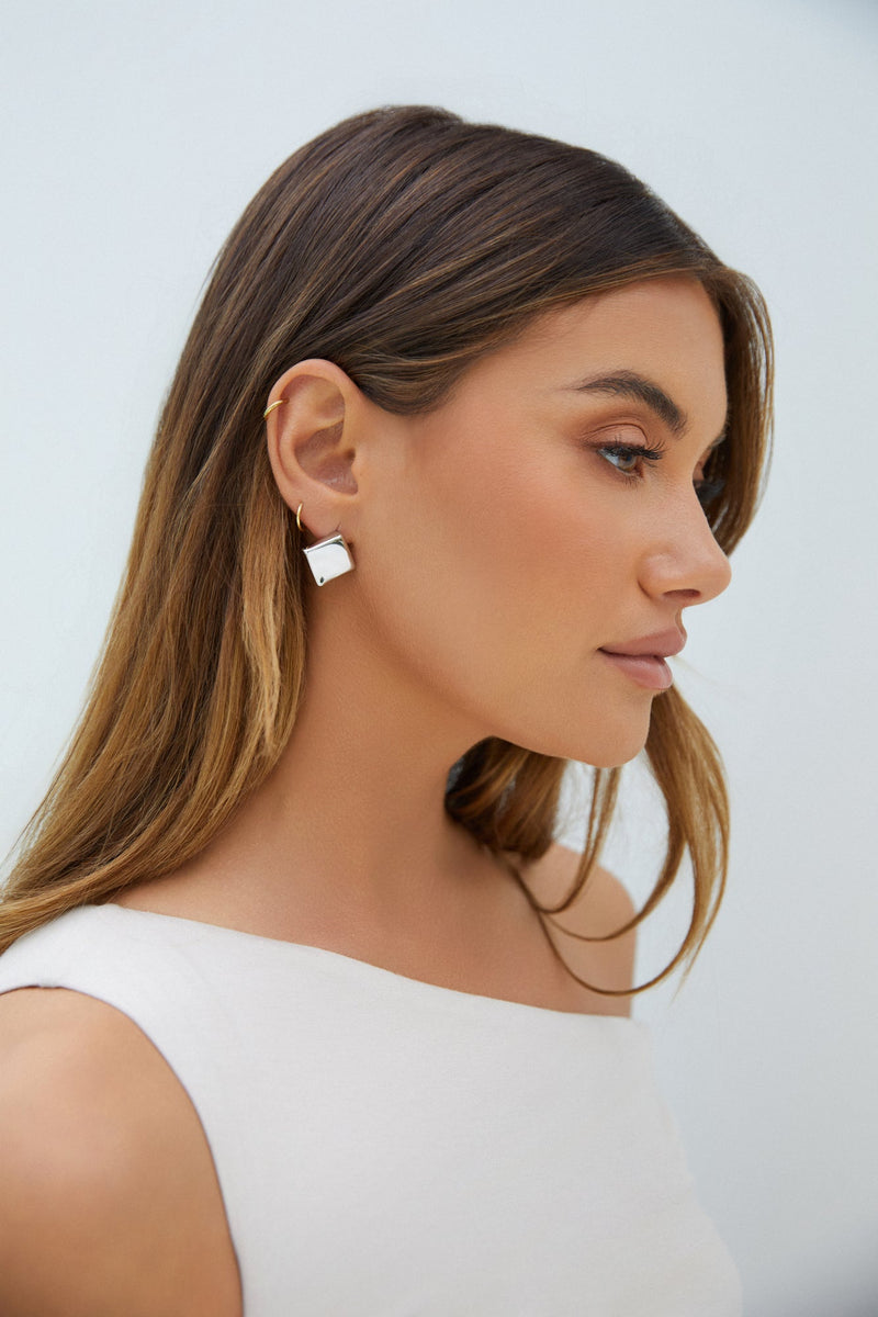 Out The Door Earrings Silver