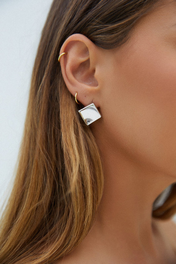 Out The Door Earrings Silver