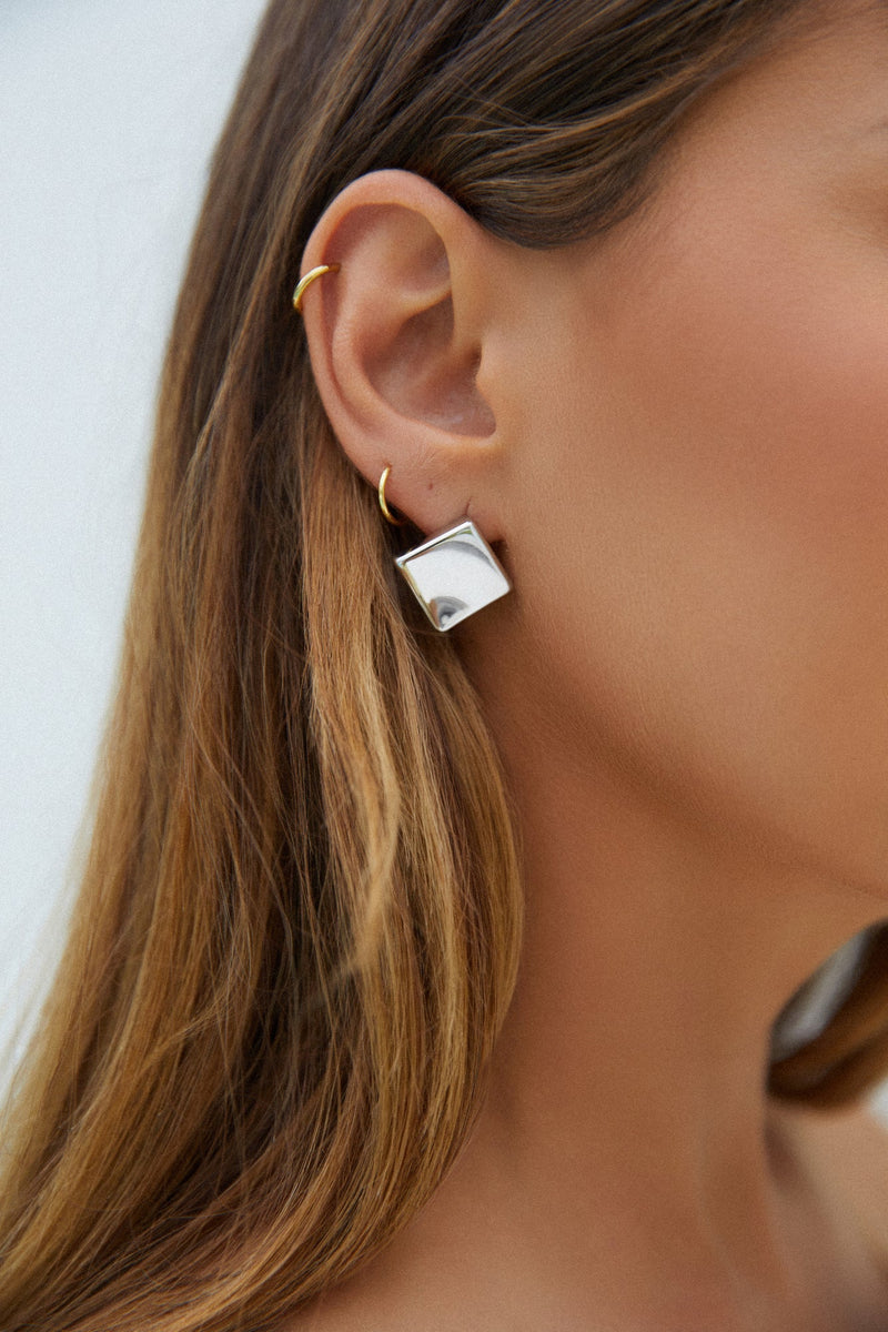 Out The Door Earrings Silver
