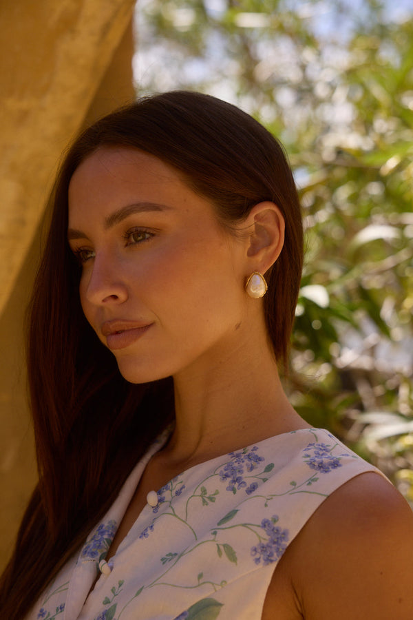 18k Gold Plated Celebratory Drinks Earrings Gold