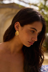 18k Gold Plated Wine And Dine Earrings Gold