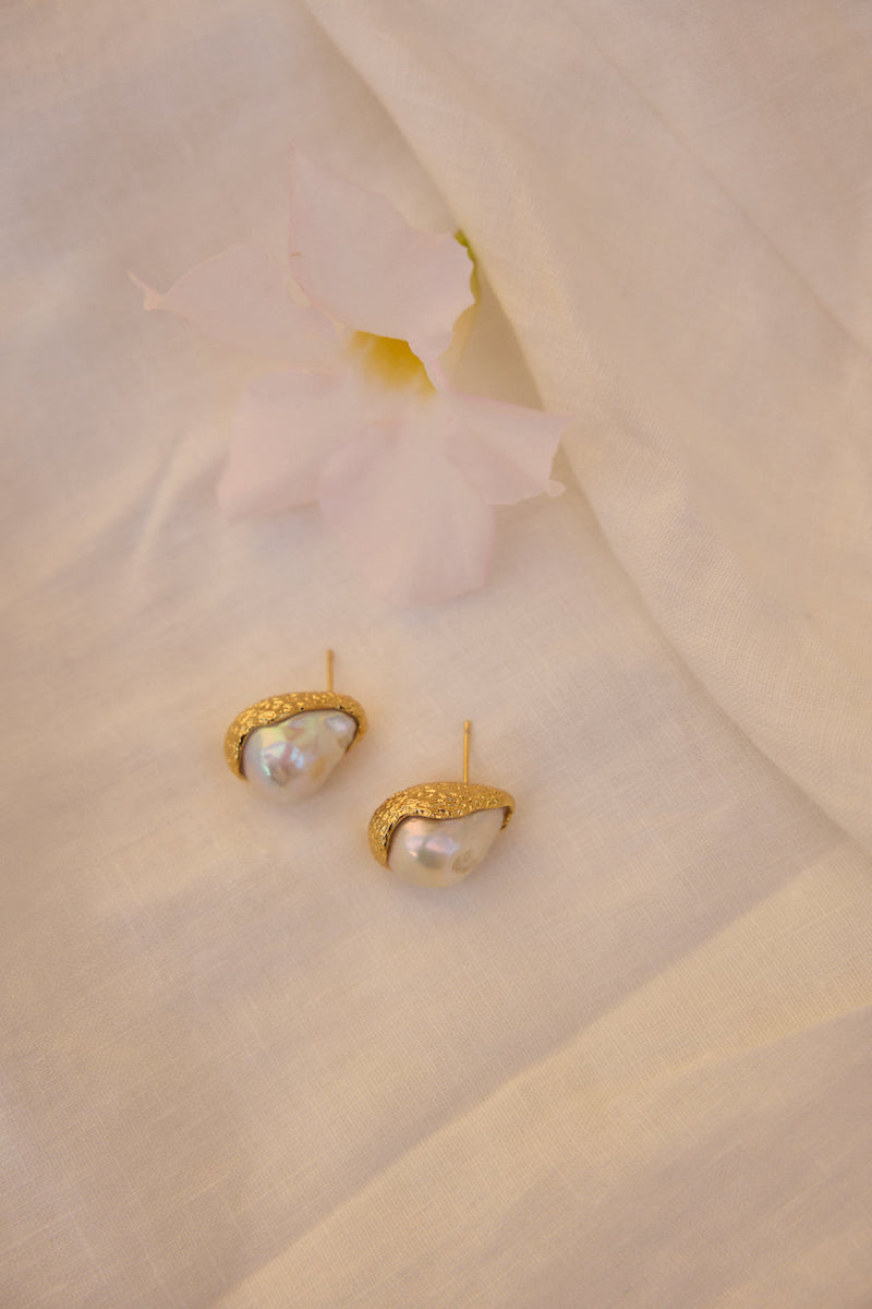 18k Gold Plated Celebratory Drinks Earrings Gold