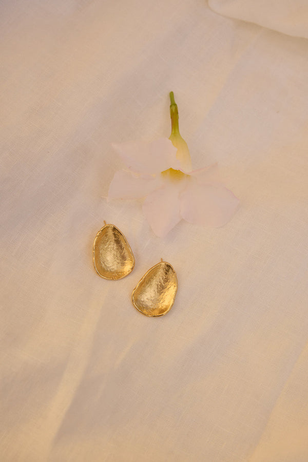 18k Gold Plated Wine And Dine Earrings Gold