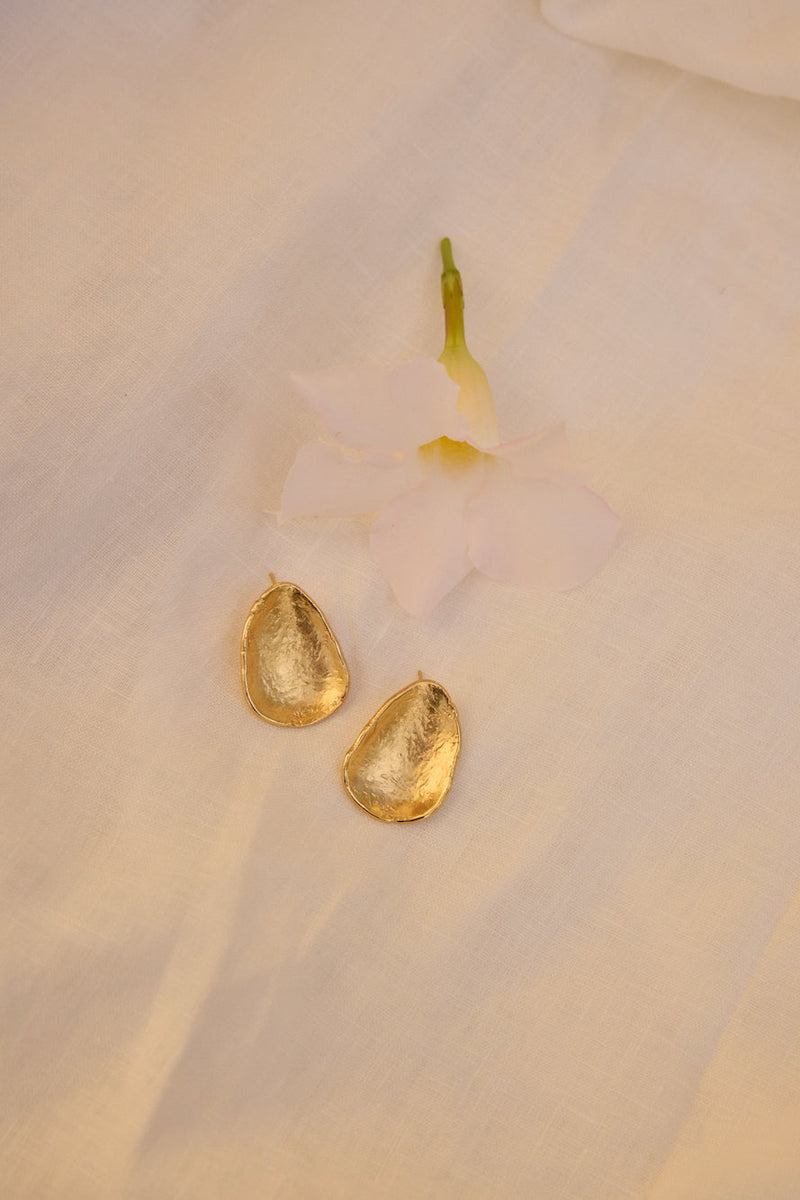 18k Gold Plated Wine And Dine Earrings Gold