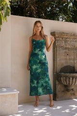 RUNAWAY THE LABEL Benito Maxi Dress Calista Green