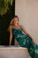 RUNAWAY THE LABEL Benito Maxi Dress Calista Green