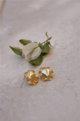 18k Gold Plated Soliel Earrings Gold