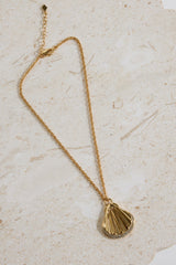18k Gold Plated Seashore Necklace Gold