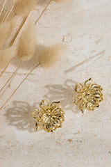 18K Gold Plated On The Glow Earrings Gold