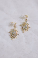 18k Gold Plated Under Stars Earrings Gold