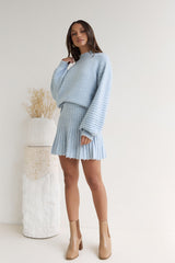 Season Of Dreams Knit Sweater Blue