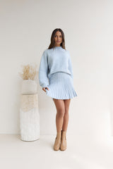 Season Of Dreams Knit Sweater Blue