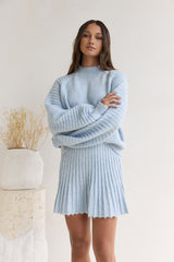 Season Of Dreams Knit Sweater Blue