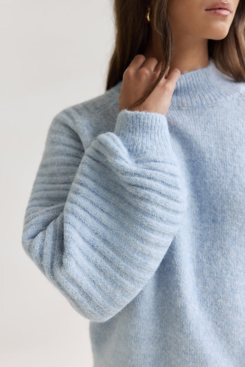 Season Of Dreams Knit Sweater Blue