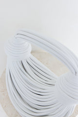 Fate Lines Handle Bag White