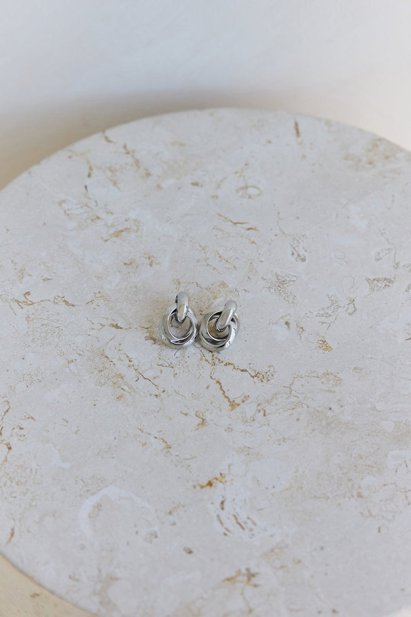 Blossom Studs Earrings Silver