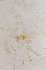 Levelled Soul Earrings Gold