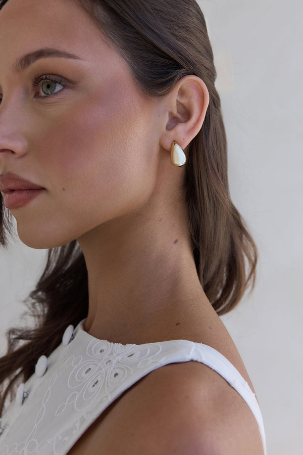 Luna Drops Earrings Gold