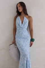 Tales From The Riviera Maxi Dress Blue