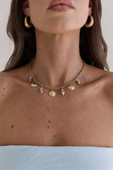 Sea Salt Necklace Gold