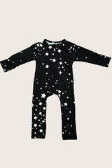 Ryder Cloud Jersey One Piece in Black Stars
