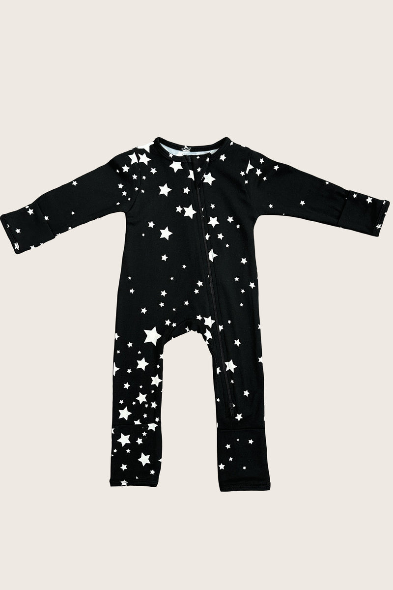Ryder Cloud Jersey One Piece in Black Stars