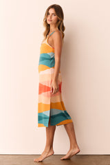Chanelle Cloud Jersey Slip Dress in Sunset