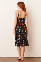 Chanelle Cloud Jersey Slip Dress in Mystic