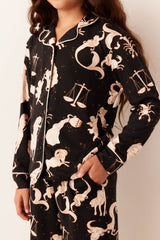 Alex Cloud Jersey Tween PJ Set in Zodiac