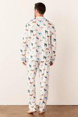 Noah Cloud Jersey PJ Set in Aprés Pups