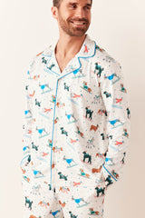 Noah Cloud Jersey PJ Set in Aprés Pups