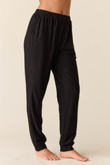 Kelly Cloud Fleece Jogger in Noire